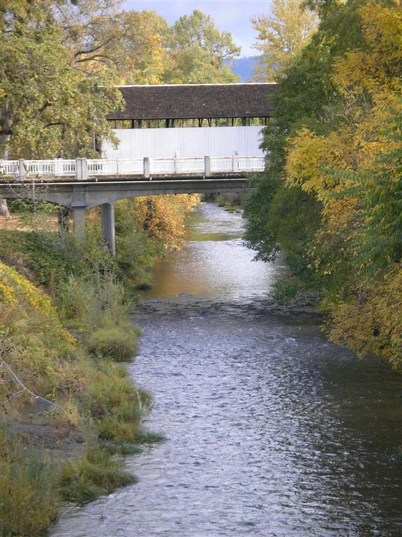 Covered Bridge - Little Butte Creek (Antelope Creek) Covered Bridge