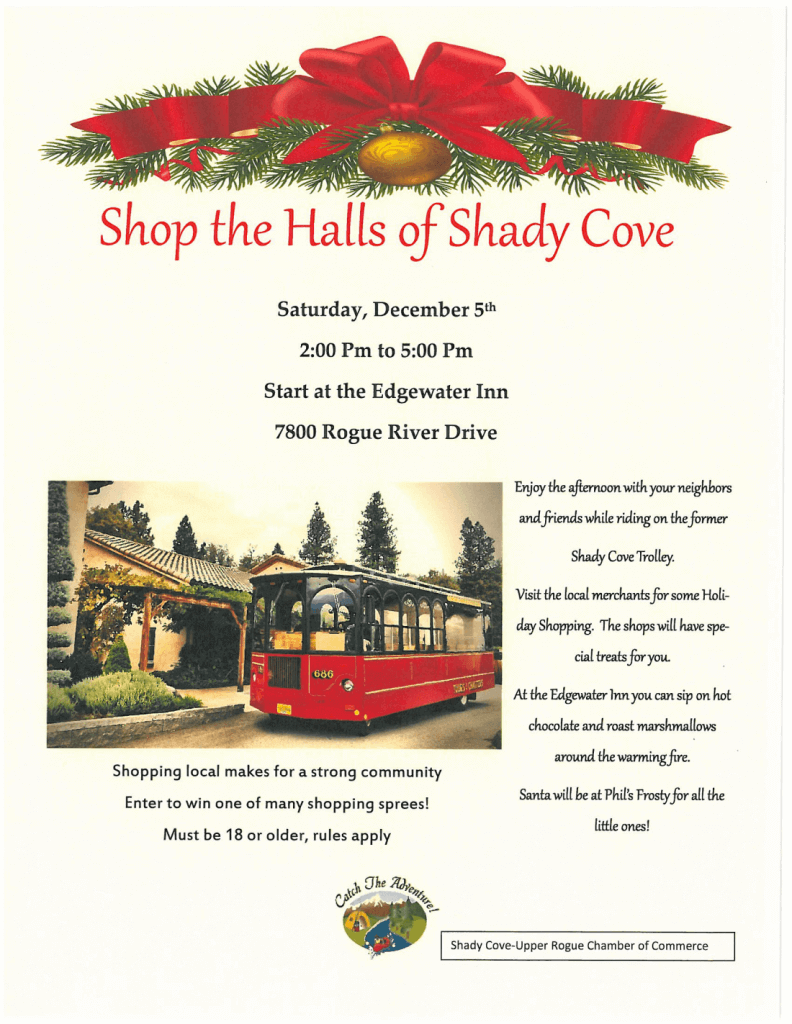 SHOP THE HALLS FLYER FOR DISTRIBUTION