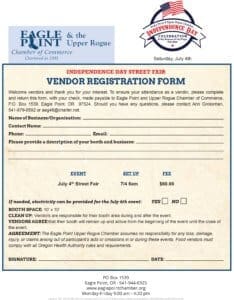 Friday Flyer: EP Chamber of Commerce’s Independence Day Vendor Registration Form