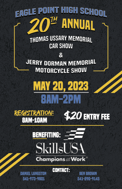 20 Annual Thomas Ussary Memorial Car Show And Jerry Dorman Memorial