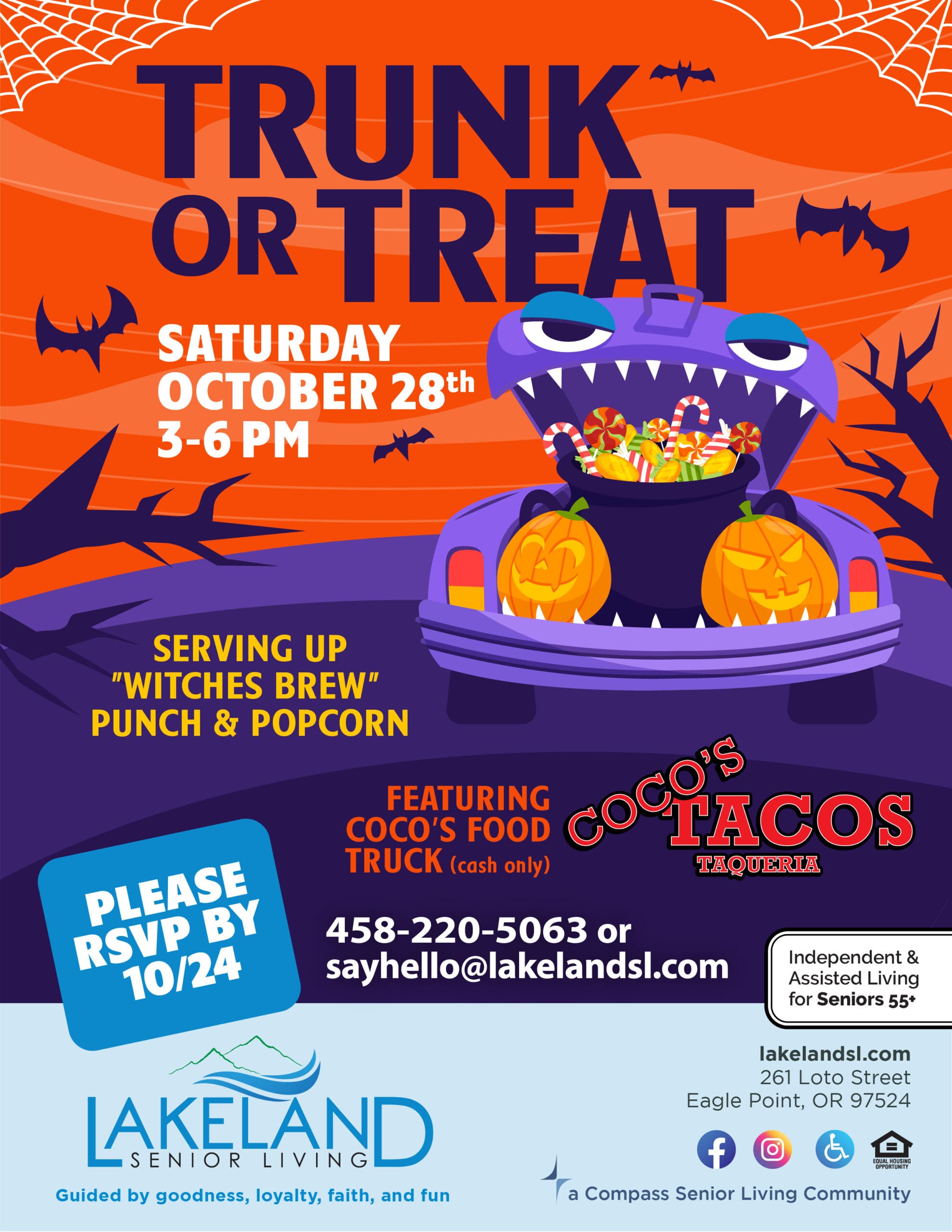 Trunk or Treat Eagle Point & the Upper Rogue Chamber of Commerce